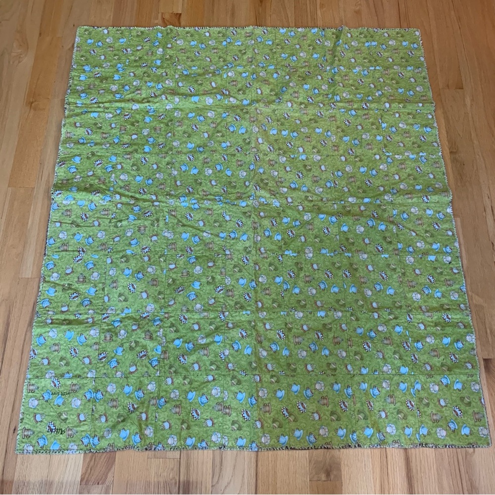 Handmade coffee quilt - Picture 5 of 6